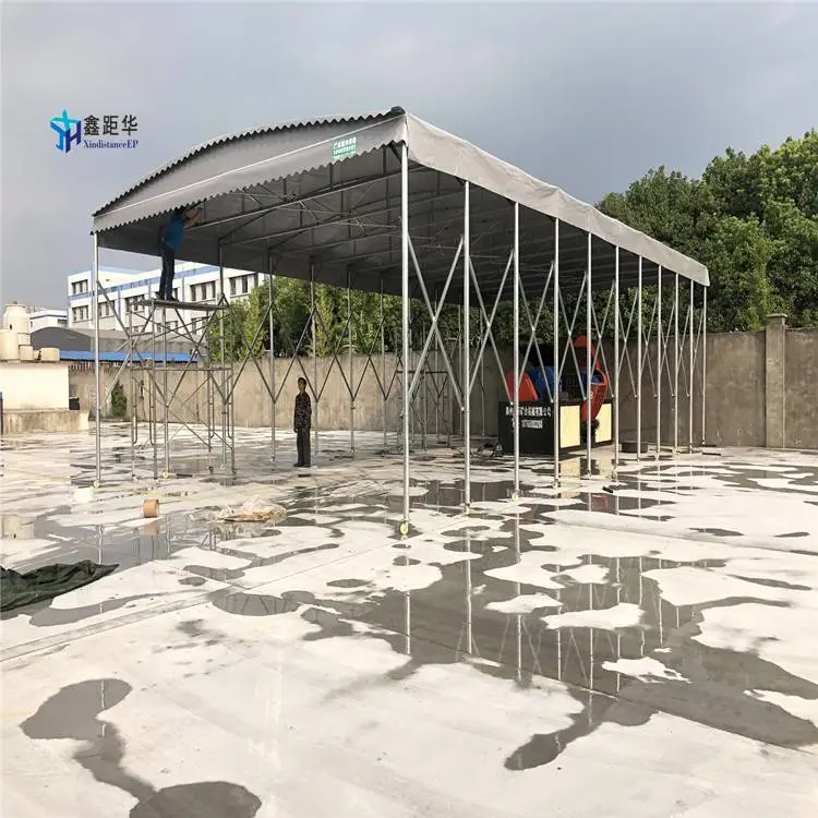 厂房上悬空棚徐州贾汪可移动防雨棚怎么安装