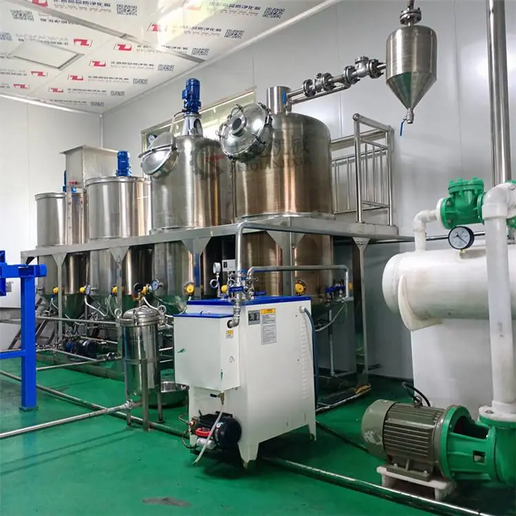 葡萄籽油加工设备 油脂设备精炼成套设备 大豆油精炼设备材质