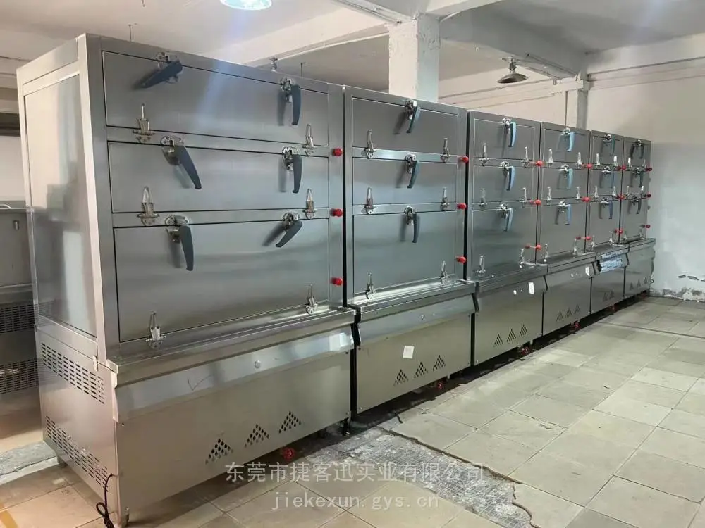 广东捷客迅商用三门海鲜蒸柜 可定制气源尺寸餐饮设备生产厂家