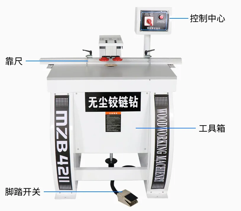 用于板材家具门孔链接钻削，干净环保 下打孔铰链钻