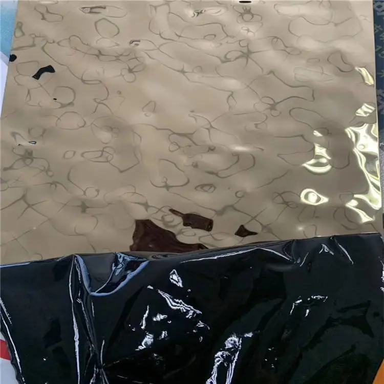 新德隆 天津螺旋纹不锈钢板制定生产 304彩色不锈钢制定生产