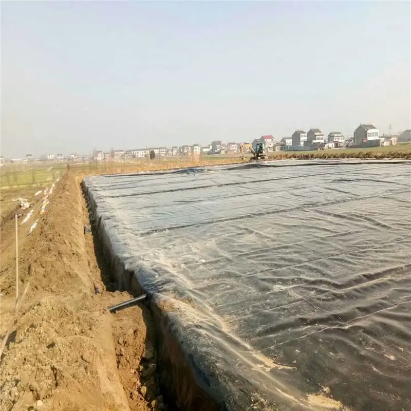 邯郸垃圾场养猪场2.0HDPE防渗膜 RunYe/润业土工鱼池护坡防逃膜的优势