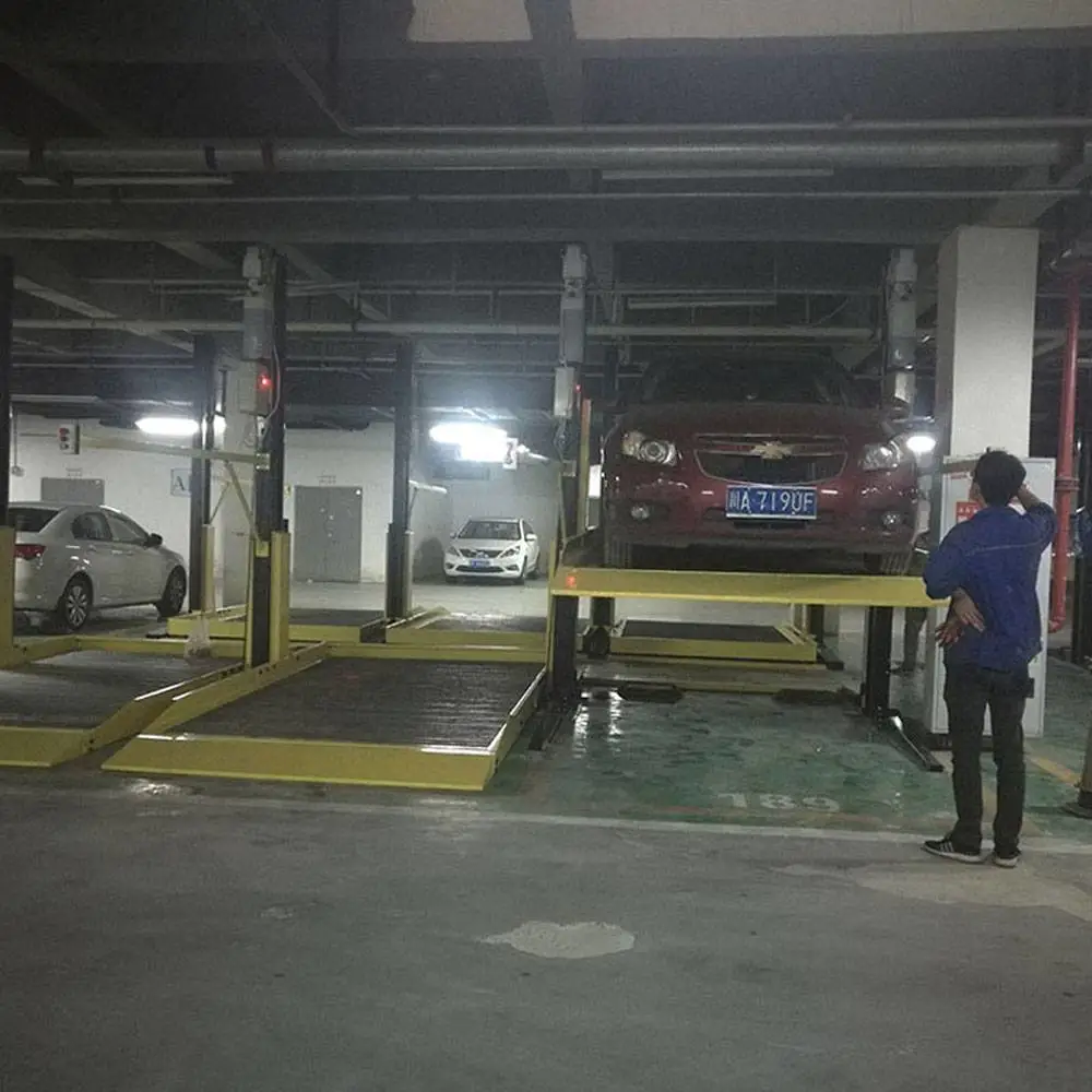 陕西省靖边停车设备租赁 立体车库上门收购出租 2柱立体停车设备回收 莱贝汽车机械车库租用