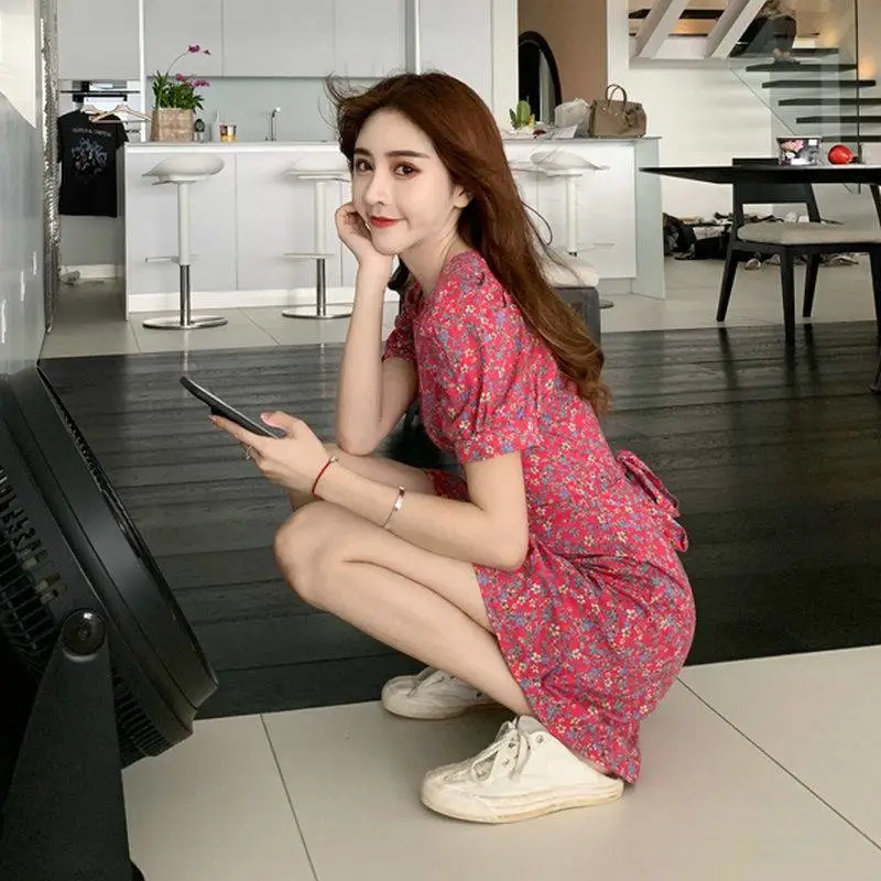 义乌服装尾货批发夏季法式短袖复古翻领西安摆地摊服装货源批发