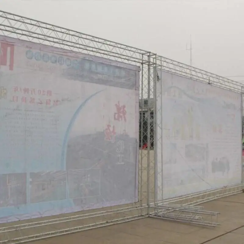 镀锌方管婚庆舞台桁架 户外广告背景架 行架生产厂家样式可定制