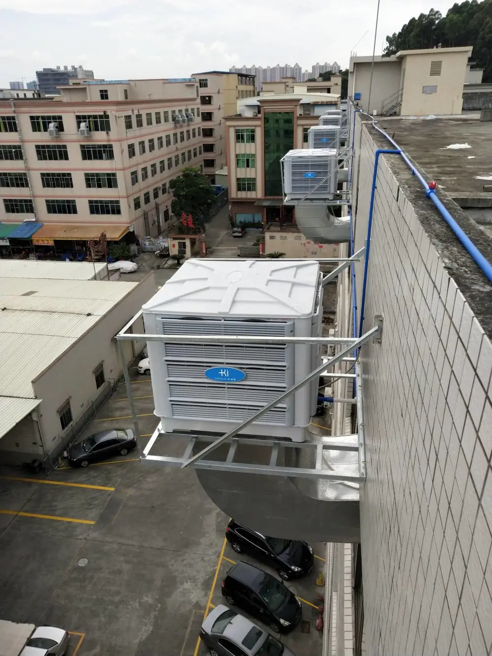 深圳公明更换水帘降温纸深圳公明厂房专用水冷环保空调供应厂家