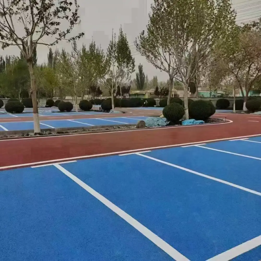 百色德保透水路面陶瓷颗粒防滑自行车道市政道路