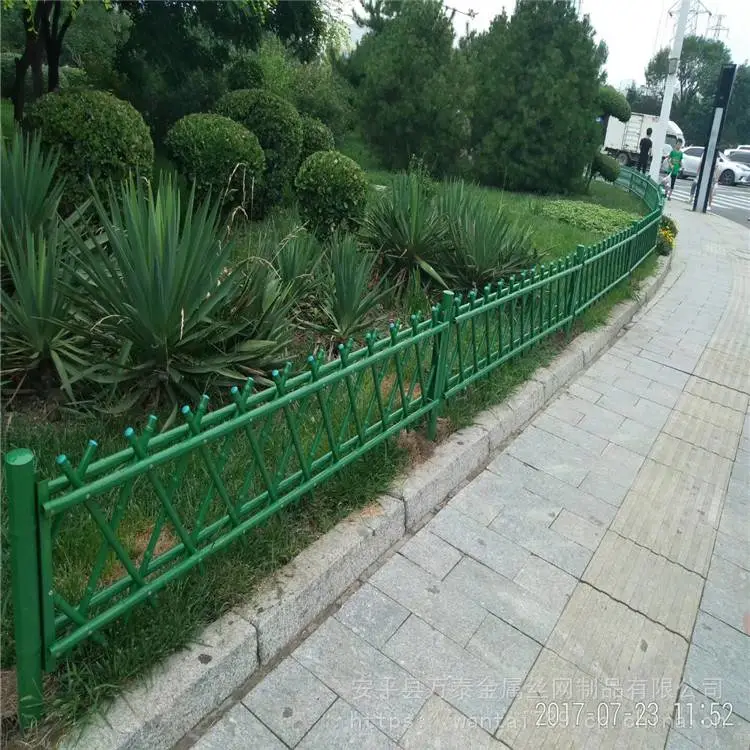 仿竹生态篱笆围栏 葡萄园防盗篱笆网 河道防护竹节围网