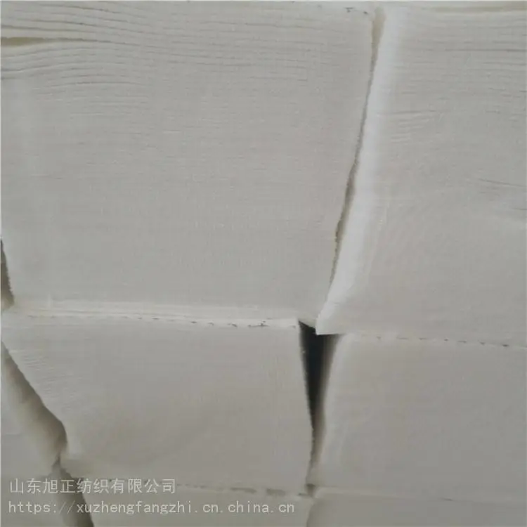 旭正纺织 涤棉针刺手工无纺棉 无荧光水洗丝绵 长期出售