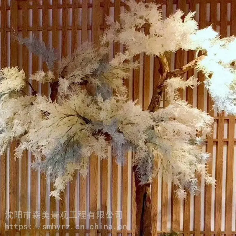 假桃花树叶批发森美景观花艺软装
