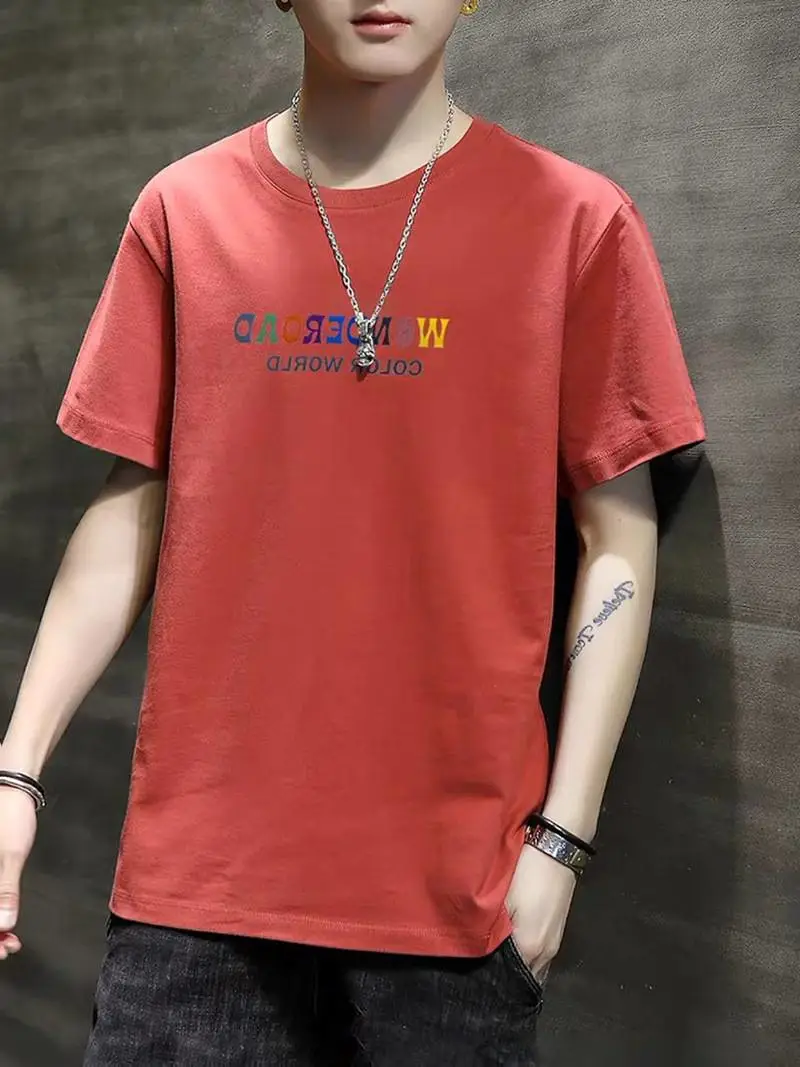 河北邯郸45岁中年条纹短袖一元一斤的衣服批发服饰男式1元2元尾货