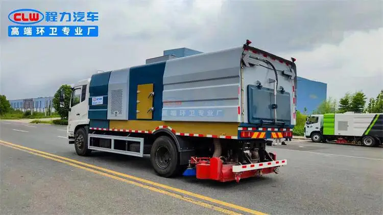 吸尘车内部构造图 垃圾扫地车 17立方东风天锦洗扫车