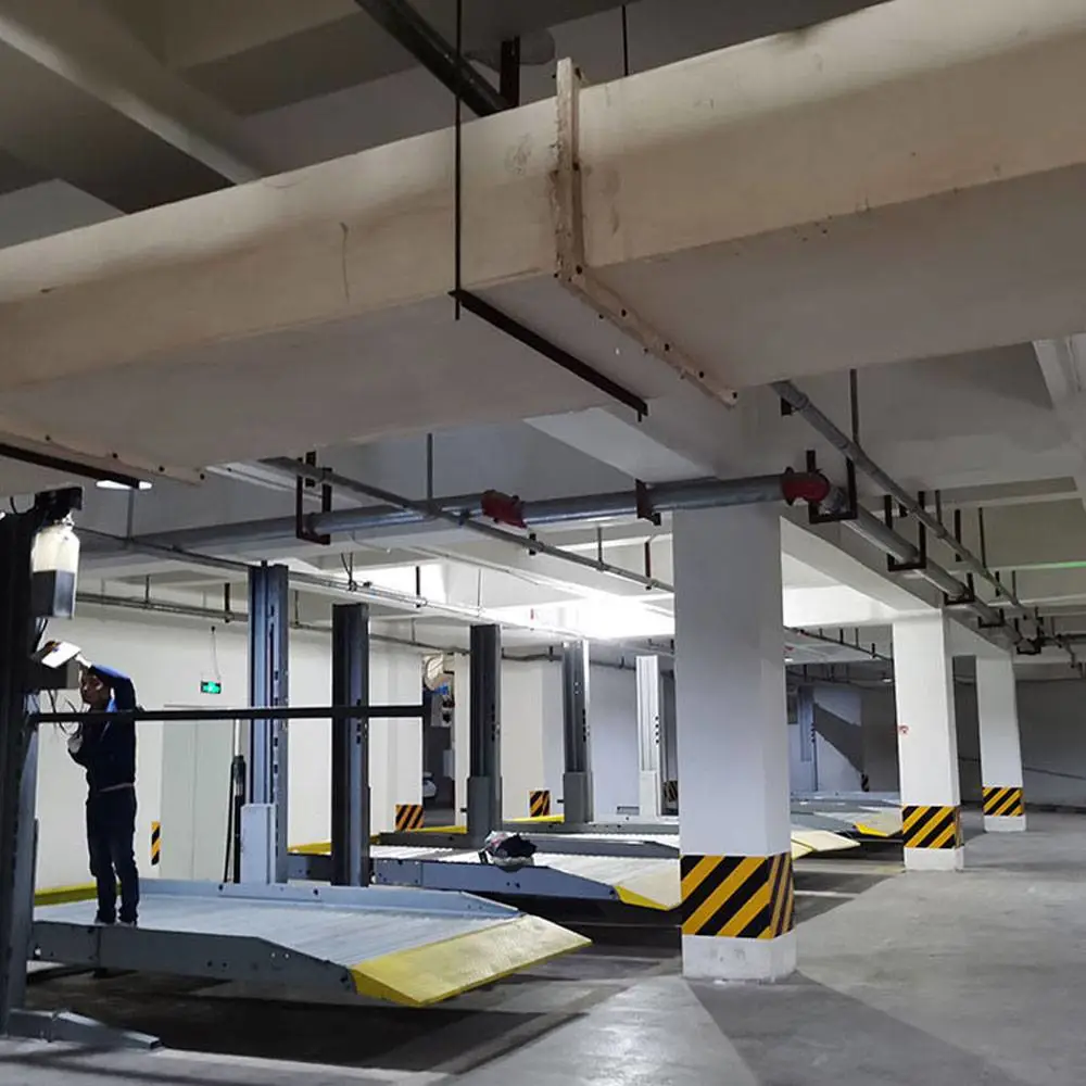 红河个旧立体车库租赁 机械立体停车设备出租 机械式停车设备两层出租 莱贝回收停车位安装
