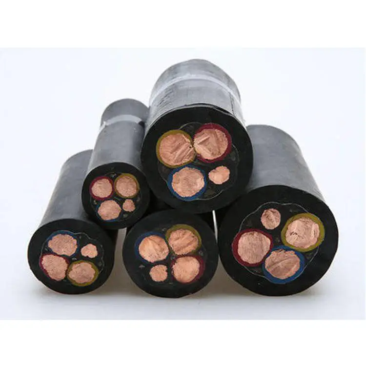 YCW450/750V2*4重型橡套电缆 YC450/750V3*2.5+1*1.5耐磨橡胶