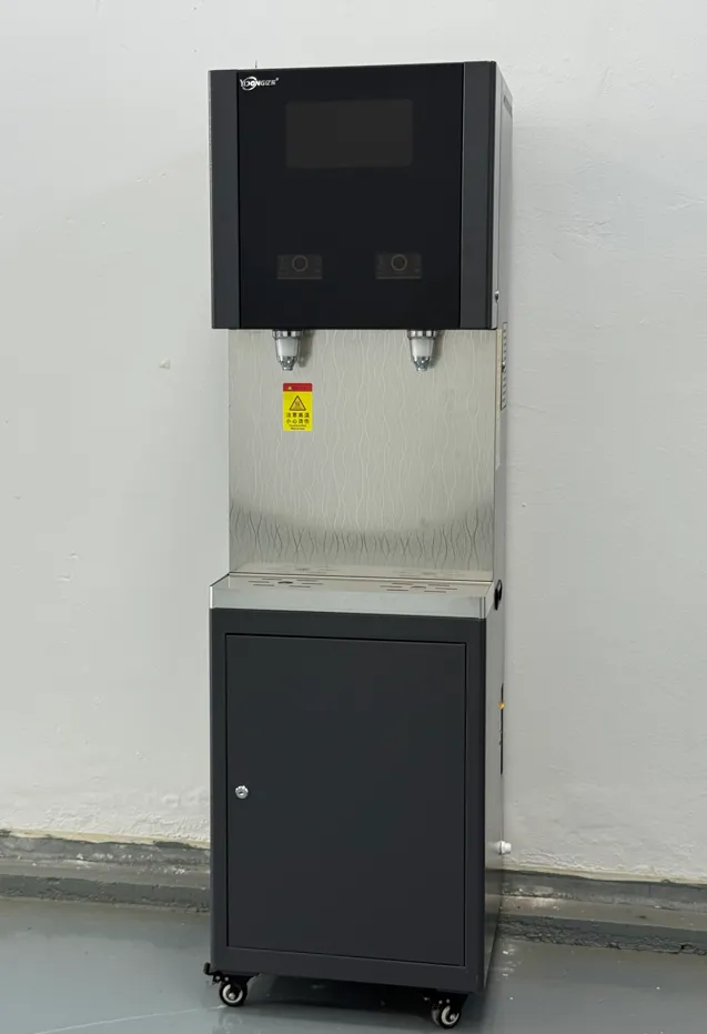 亿东 20L 商务直饮机｜双龙头大容量供水，智能大屏净水监控，工厂写字楼商用净水设备源头厂家