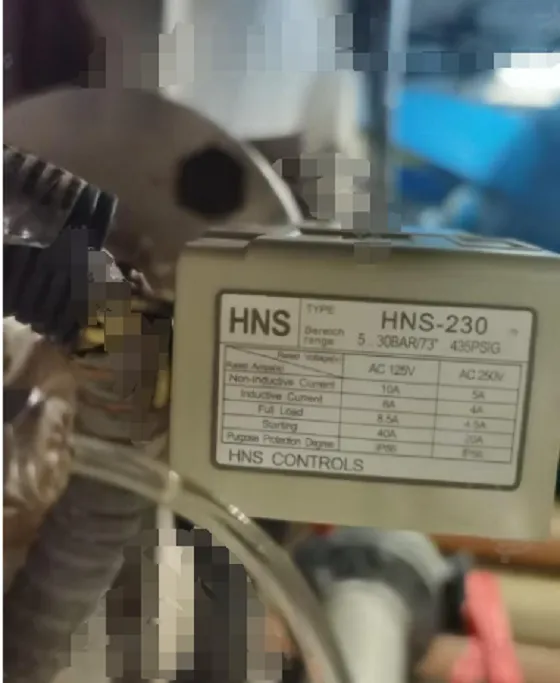 汉森 压力开关/压力控制器 型号:YL78-HNS-230库号：D23567