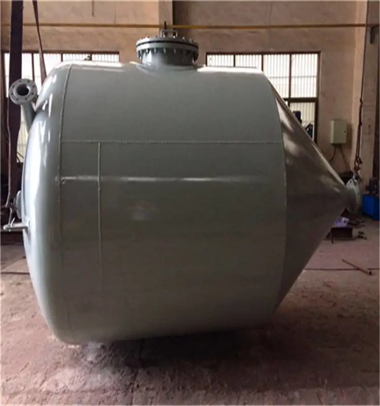 兆辉非标 碳钢不锈钢衬PTFE 40立方强酸强碱反应釜 内衬四氟耐磨搅拌罐定做