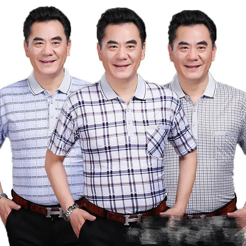 尾货市场男装条纹翻领10元地摊货批发市场一手货源***男装