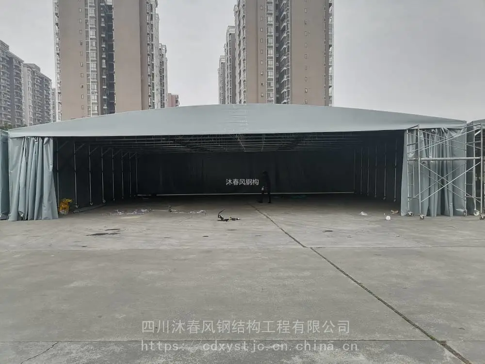 工地桥梁遮阳帐篷 户外篮球场雨棚厂家直销