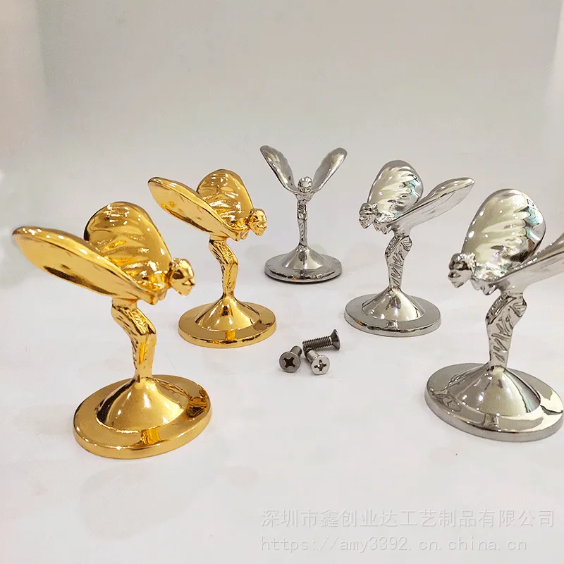 金属车标劳斯莱斯车标定制厂家。小金人车标定制改装车车标定制