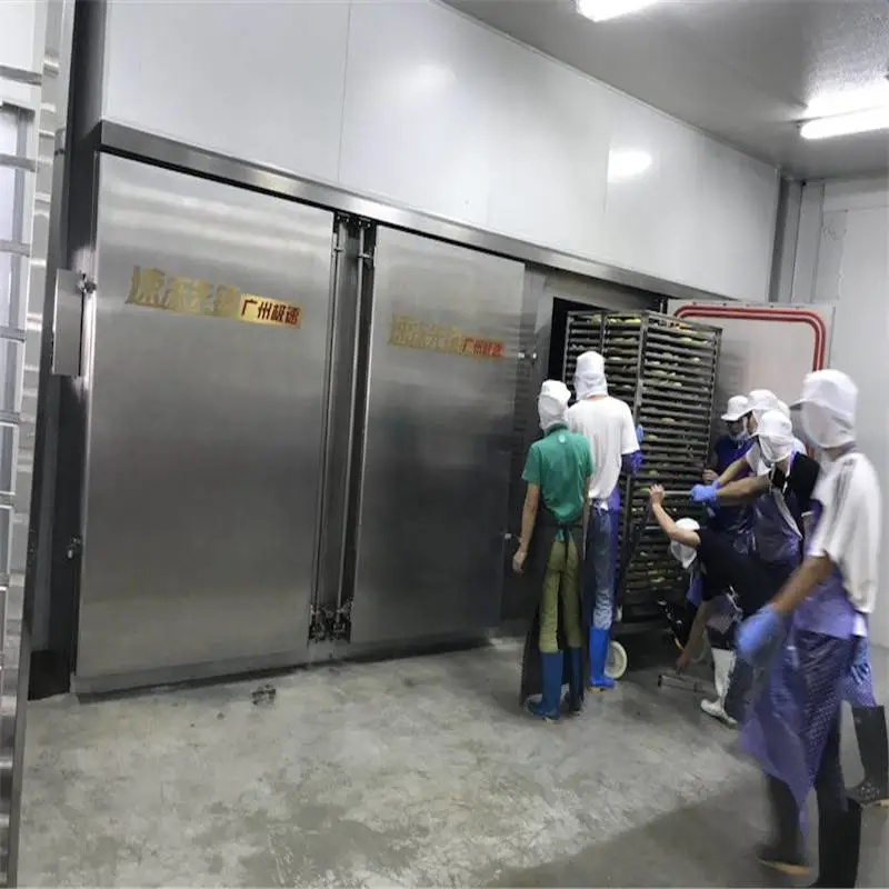 仙桃食品速冻机生产厂家 九节虾低温制冷设备
