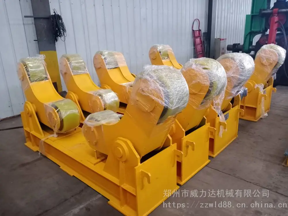 河南焊接滚轮架生产厂 自调焊接拖轮架30吨现货