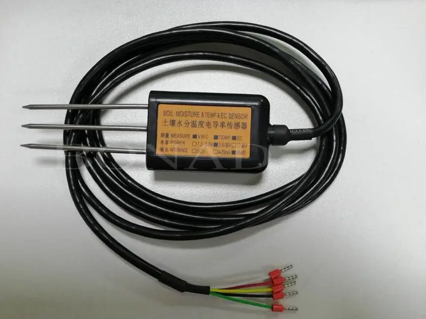 土壤水分仪-传感器/温度电导率0-2V/4-20mA/RS485/MEC-10/EC10/MS20