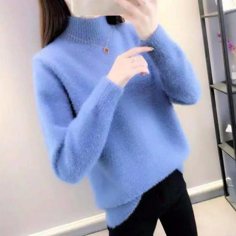 儿童服装5元批发水貂绒网红套头毛衣女衣服尾货批发市场在哪里