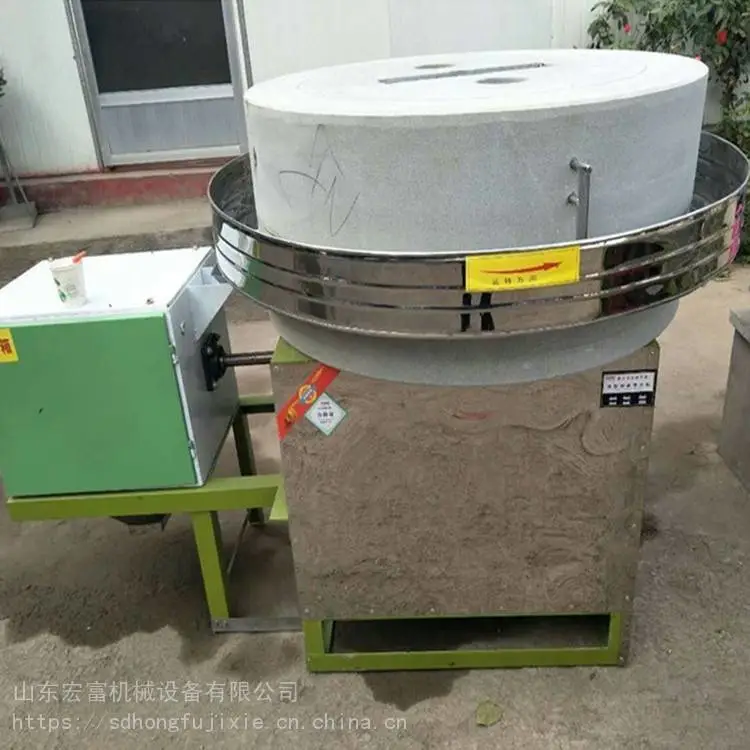 新型面粉石磨机加工 商用电动石磨面粉机 家用电动石磨耐磨 价格