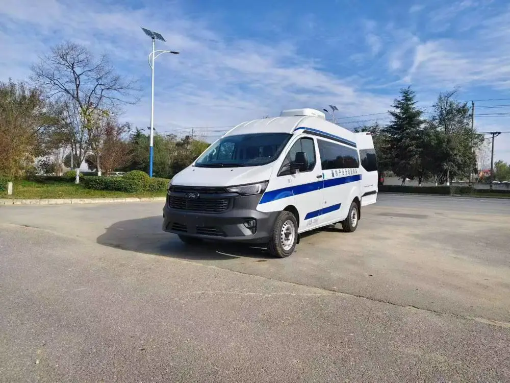 福特全顺 T6 多功能检测车 移动水质实验室 水质检测车 蓝牌机动检测车