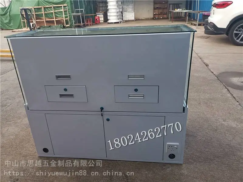 带收银台一体木质多功能组合展示架烟柜酒庄酒行酒柜