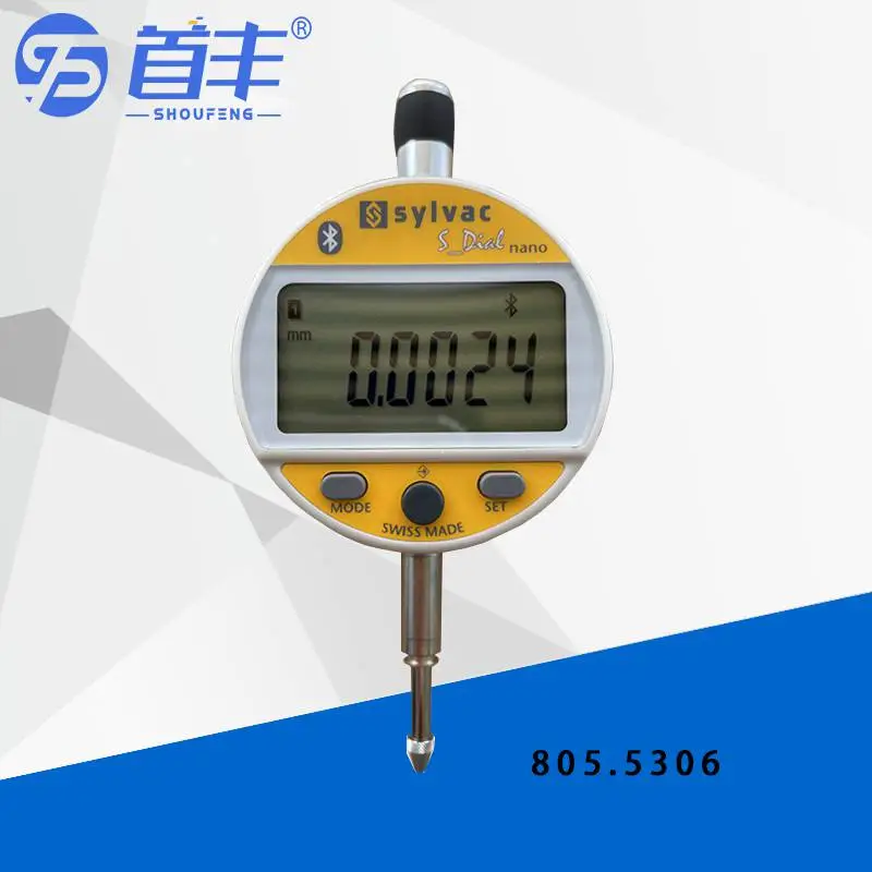 瑞士SYLVAC 万分表805.5306 无线蓝牙数显千分表