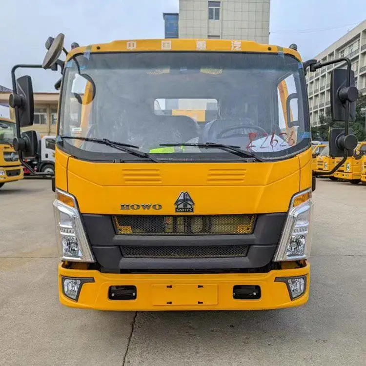 重汽豪沃加强型一拖二清障车 蓝牌拖废车机械设备利器 可按揭