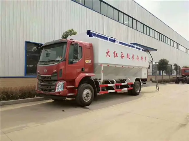 江淮***后六多功能饲料车-拉饲料汽车可拉不同饲l料