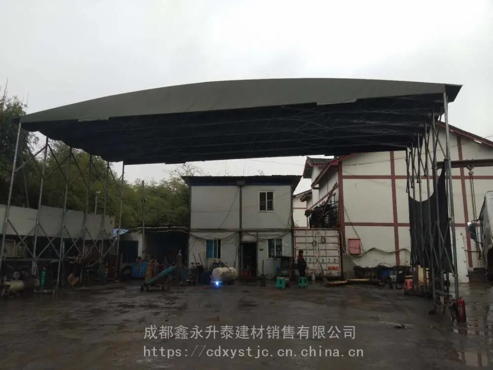 广安防雨遮阳篷布 雨棚遮阳棚定制价格