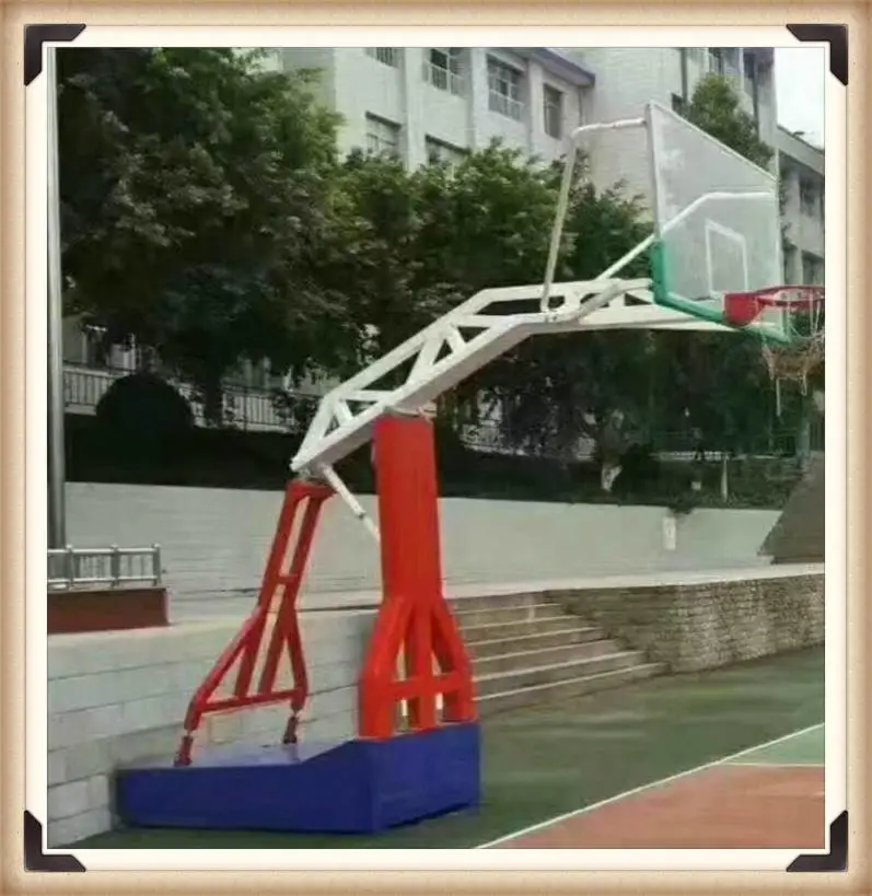 江门 电动液压篮球架 可投篮篮球架 中学篮球架