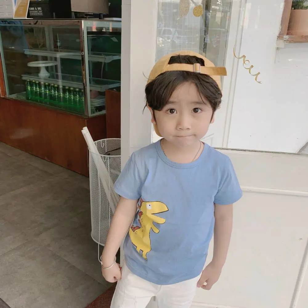 江西童装批发市场***时尚韩版童装T恤中小童儿童字母打底衫新开实体店在这里进货