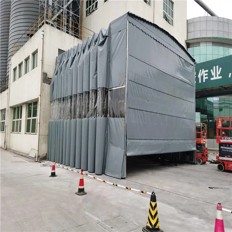 南通通州 遮阳棚伸缩式雨棚 大型电动推拉棚 定期创新外观新颖