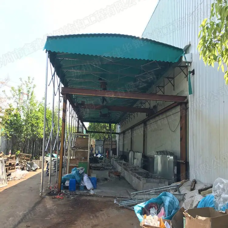 南京白下活动推拉遮阳棚工地临时防雨篷五仓发货