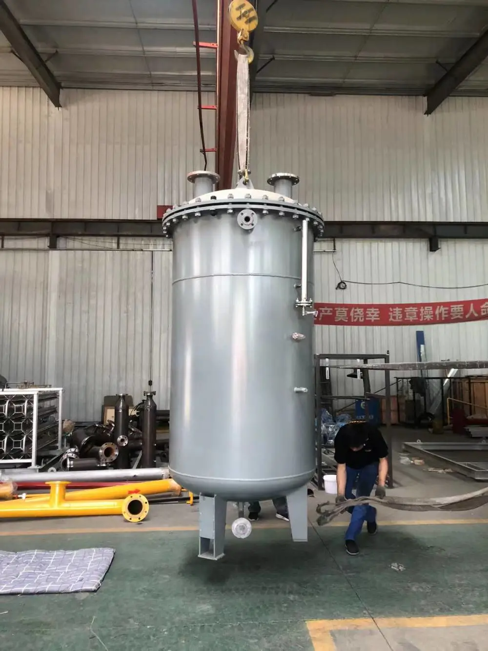 水浴式辅热器天然气复热器 二氧化碳汽化器 LNG复热器