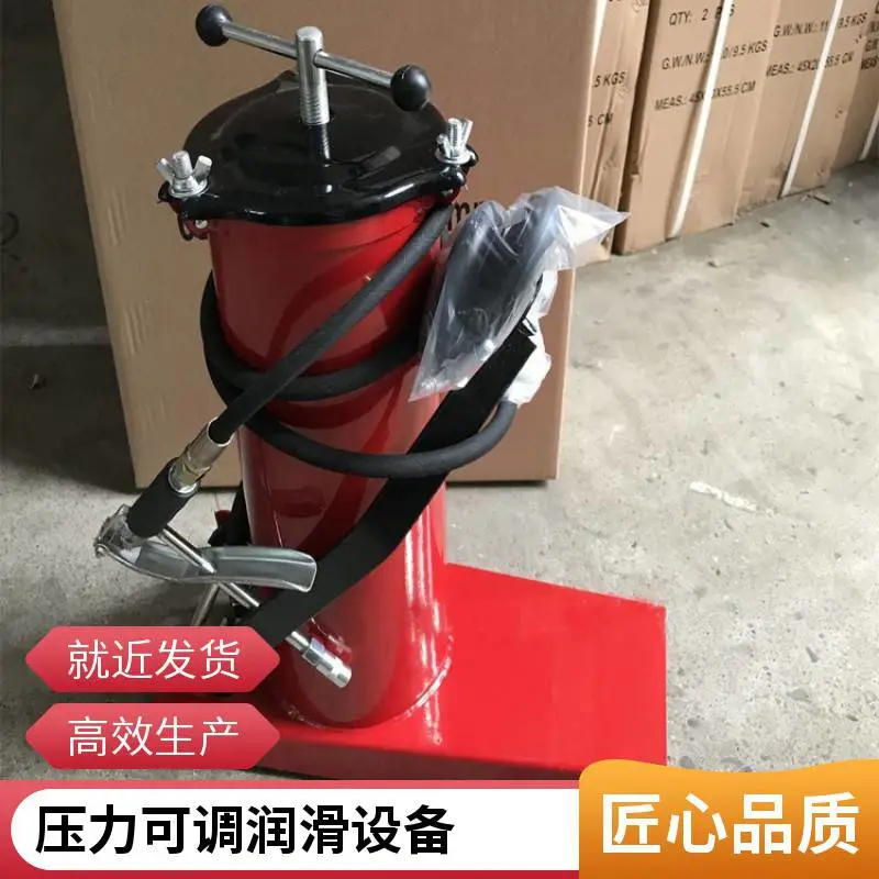 JYZ 系列脚踏注油器 1–5L 规格齐全，脚踏式黄油加注机，工程矿山机械保养润滑工具现货