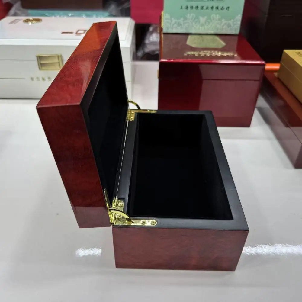 xo白酒包装盒 陕西官茶木盒 片仔癀木盒包装 白酒木盒定做