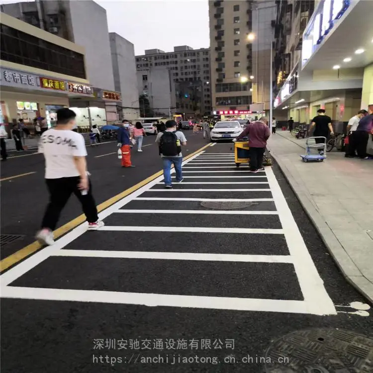深圳厂房热熔划线 检测站热熔标线施工多年经验