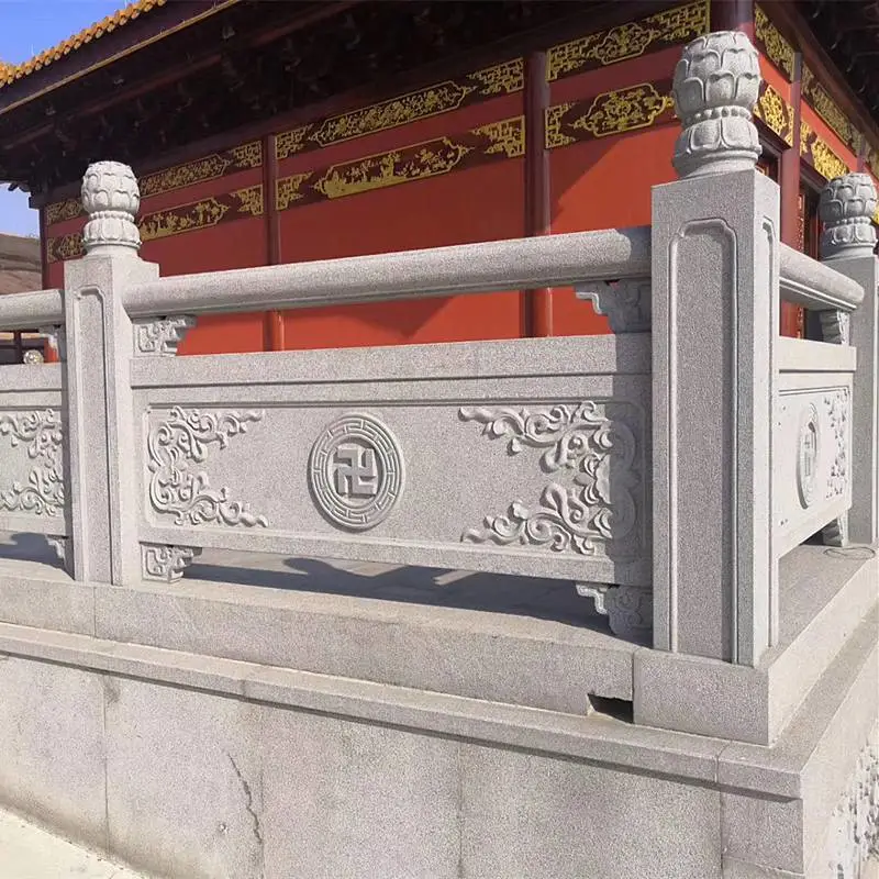黑龙江省哈尔滨市石材栏杆嘉祥石雕支持定做