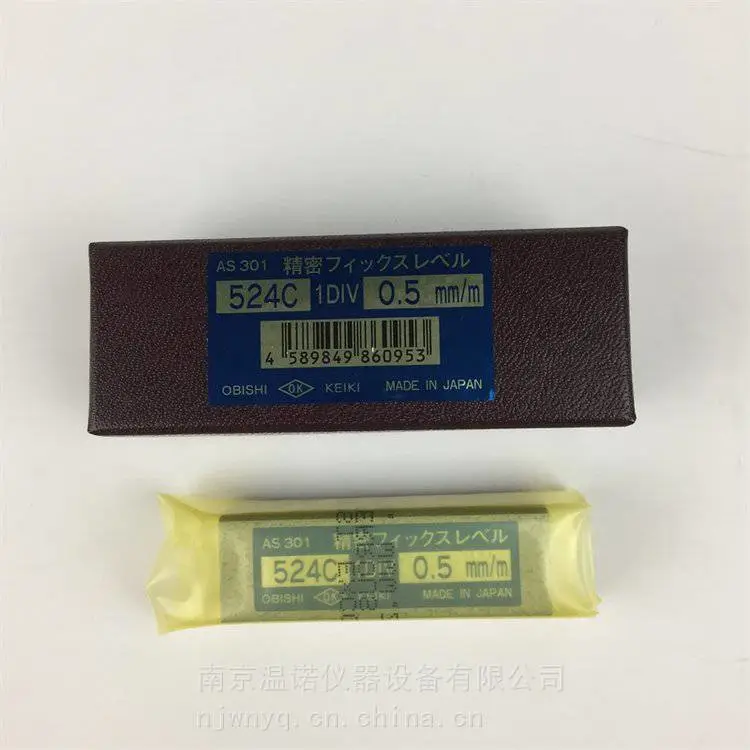 日 本OBISHI大菱AS301便携式高精度条形水平仪524CX0.5mm