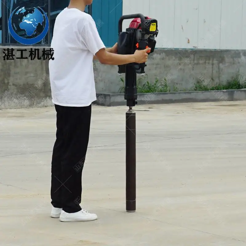 湛工新款供应场地调研取样设备 10米无水作业钻机 小型手持式取土钻机
