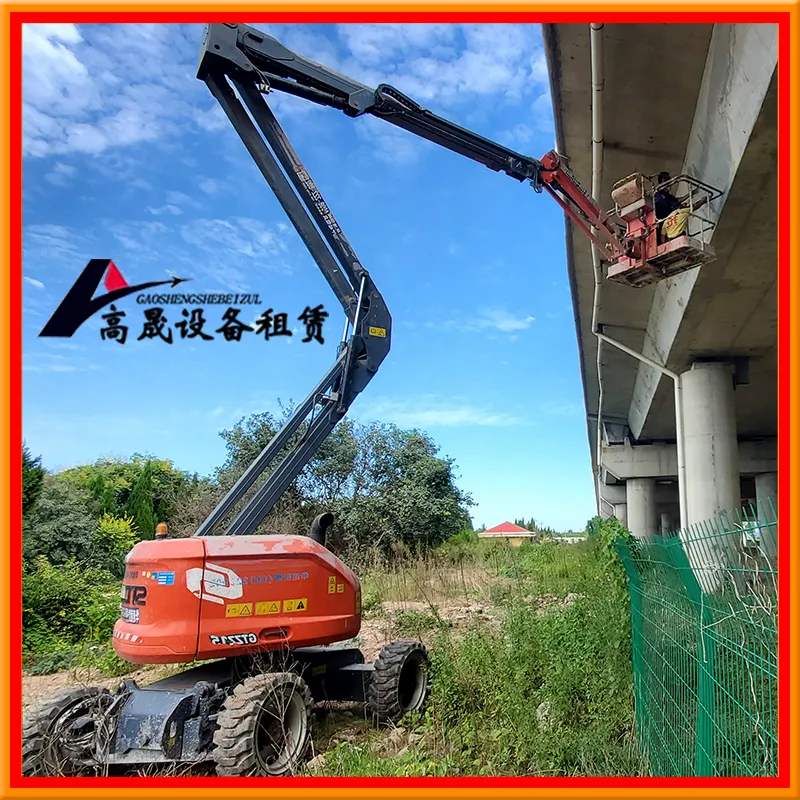 烟台升降机租赁3吨蜘蛛吊租赁占地面积小