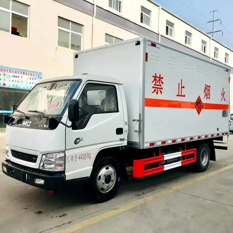 江铃皮卡3米废物运输车2类危险品厢式车新款质优