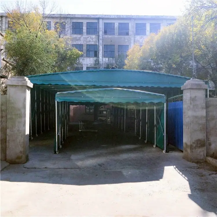 盐城东台 推拉雨棚大型仓库 电动遮阳雨棚 资质全承接大企业工程