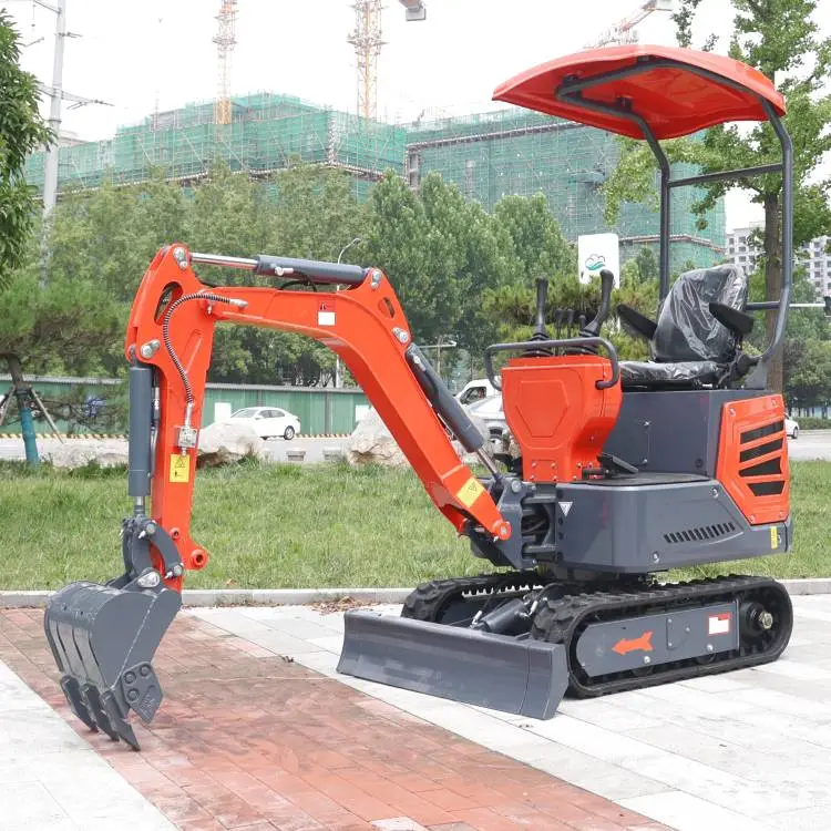 先导18型微型挖掘机养殖场清理粪便微挖机风暴10小型挖土机